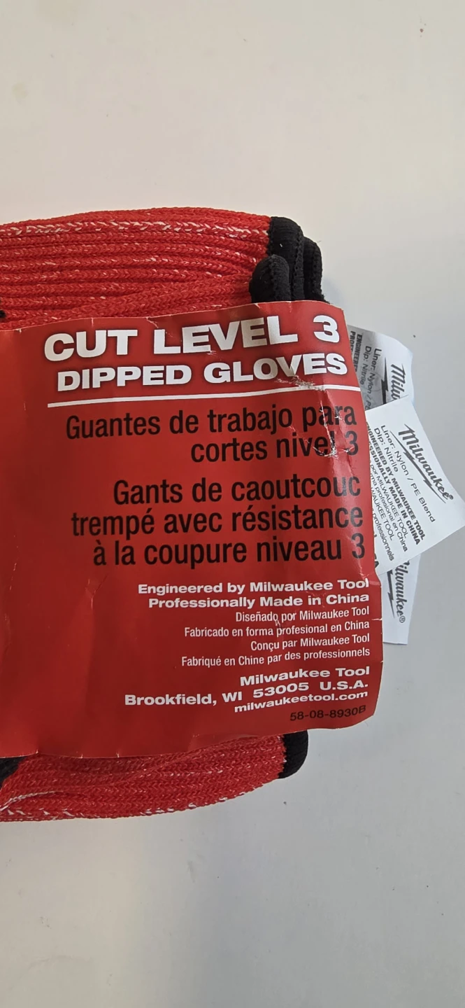 Milwaukee Cut Level 3 Dipped Gloves - Size M - photo 3