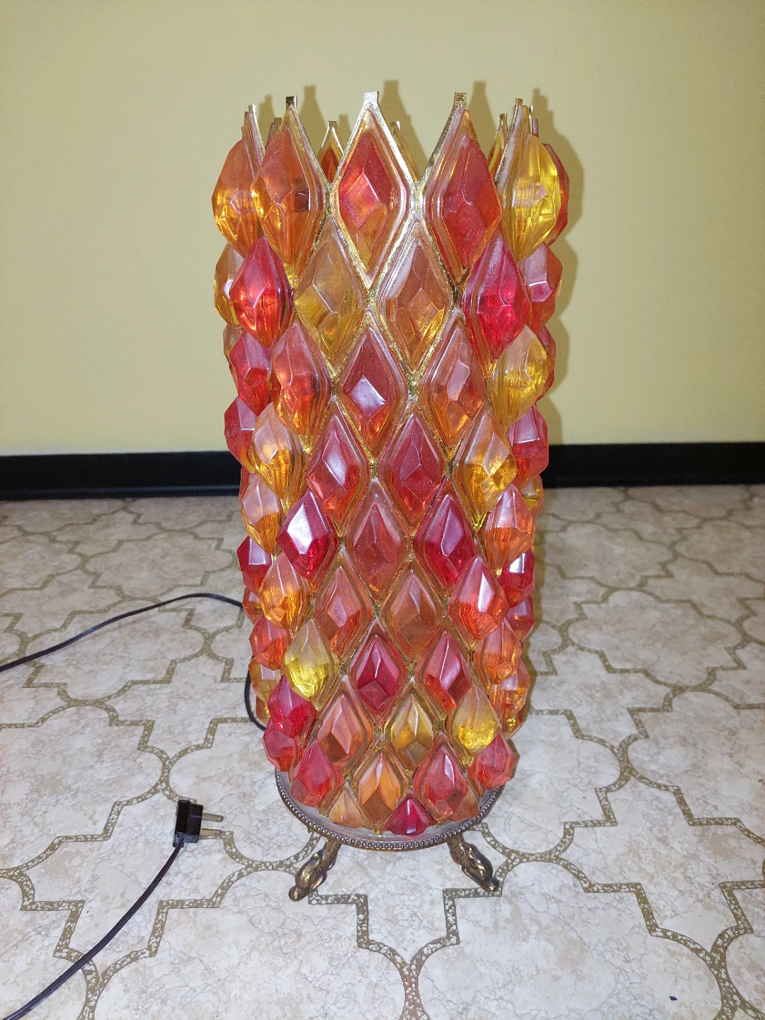 Unique Vintage Mosaic Lamp - photo 2