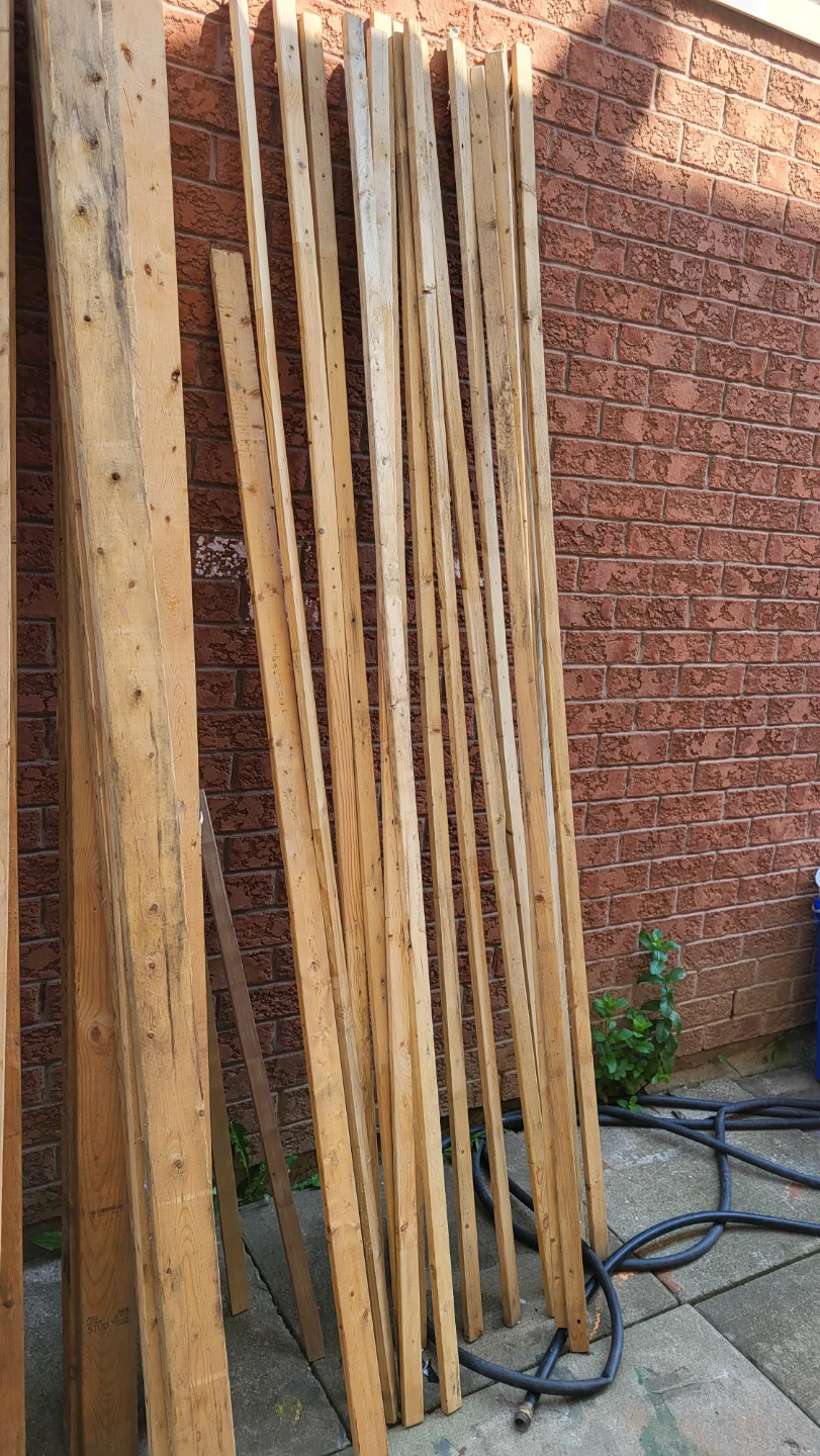 Free used wood 2x4x8 and other