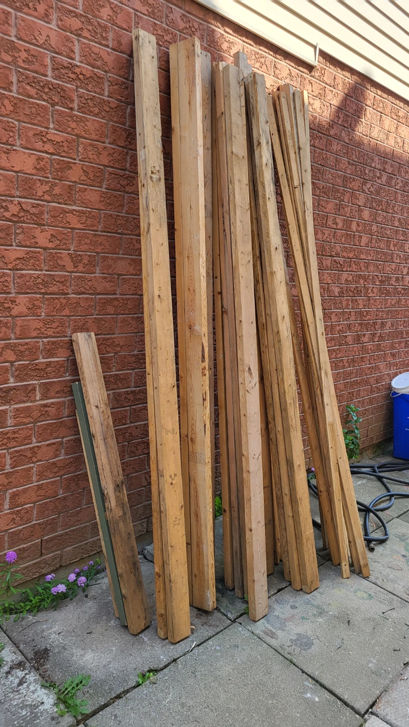 Free used wood 2x4x8 and other - photo 2