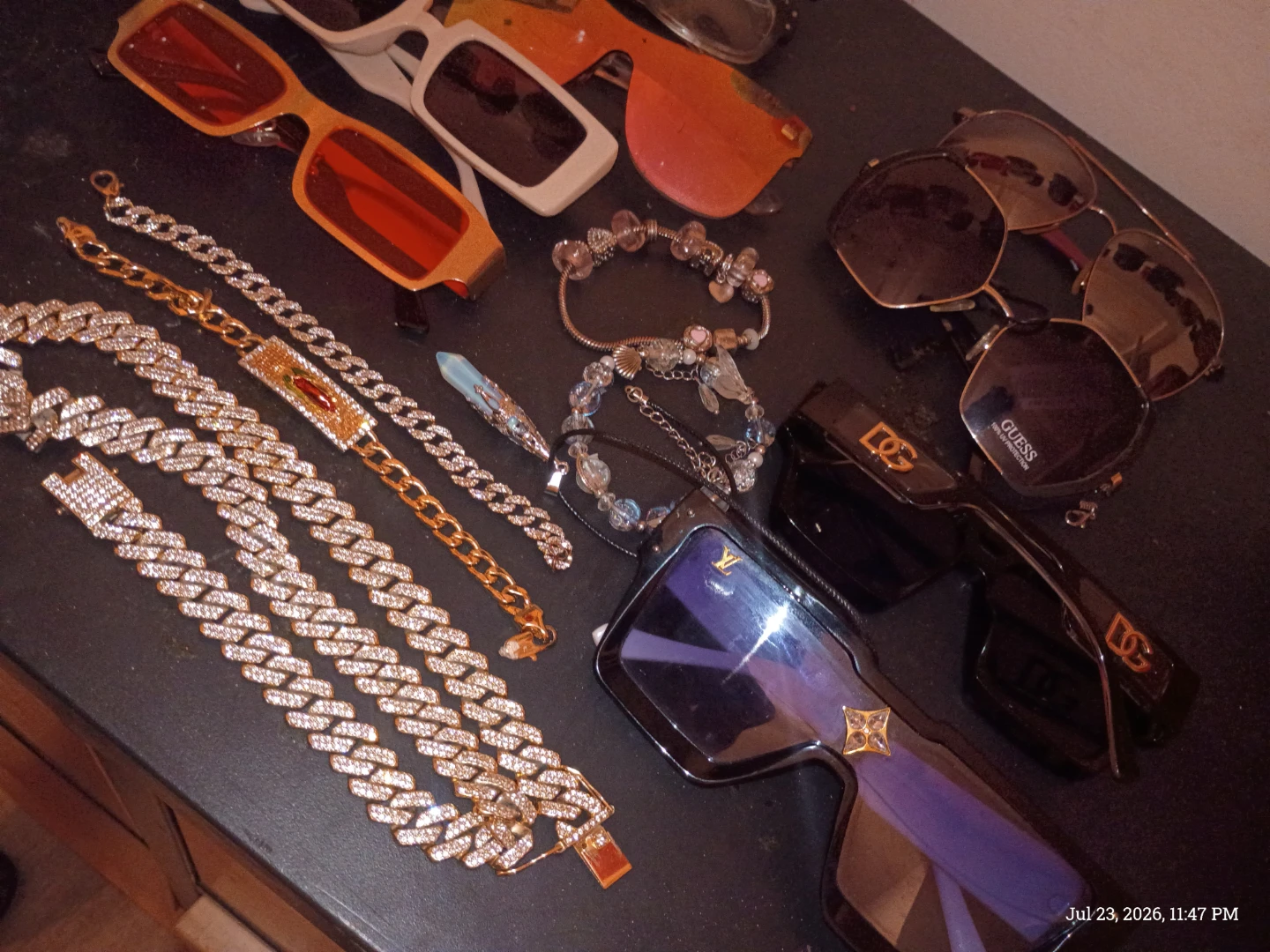 Bundle of Sunglasses, Glasses, and Jewelry