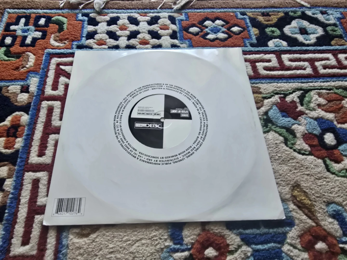 Bad Company U K - Sonic & Silver Speed of Light 12" vinyl
