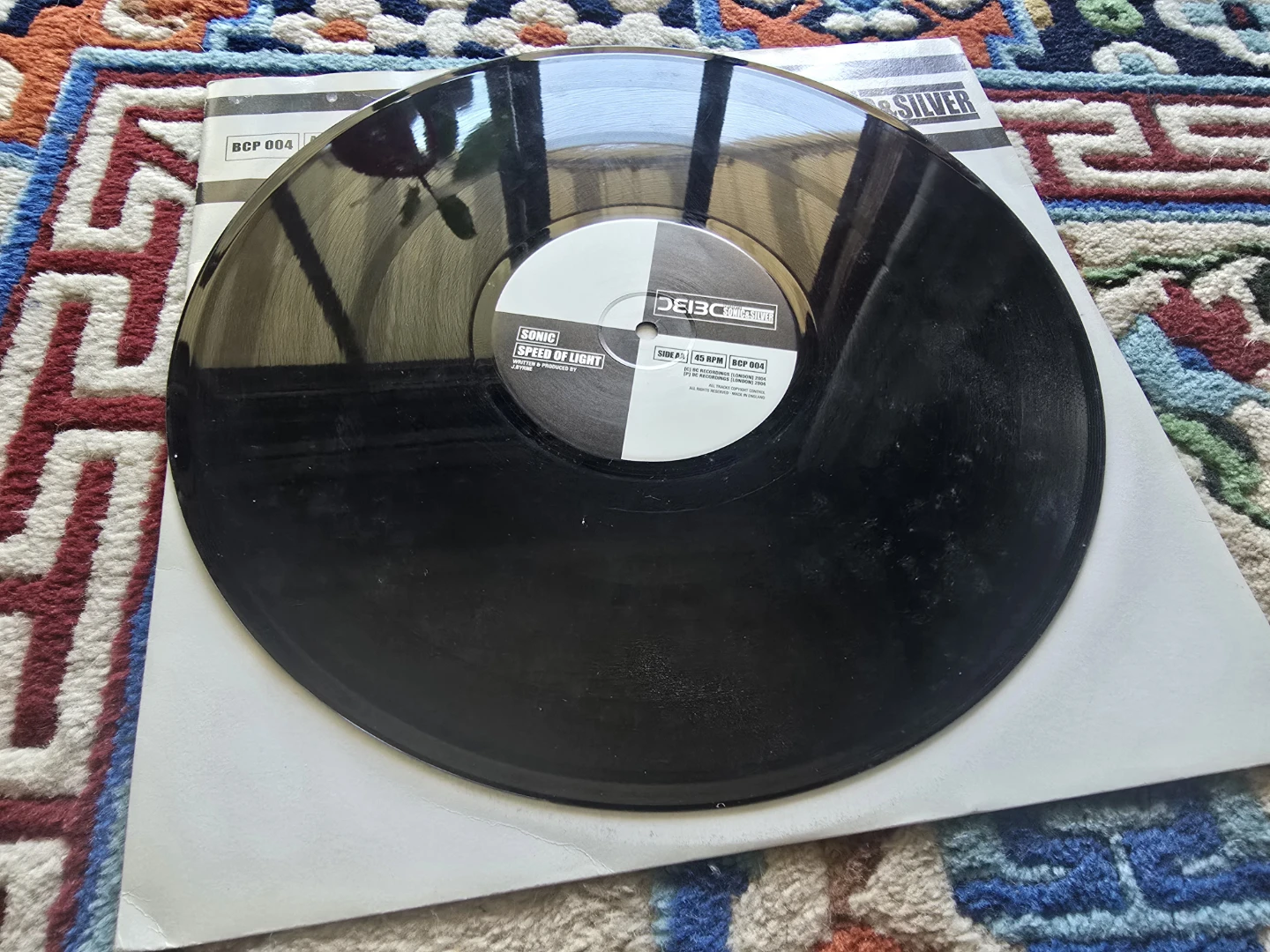 Bad Company U K - Sonic & Silver Speed of Light 12" vinyl - photo 4
