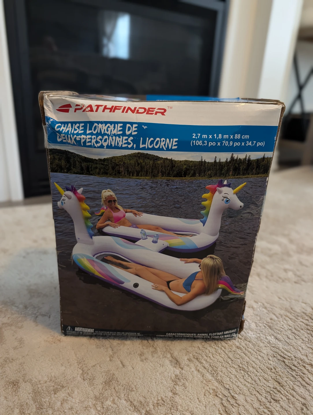 UNOPENED Pathfinder Unicorn 2-Person Lounge Float