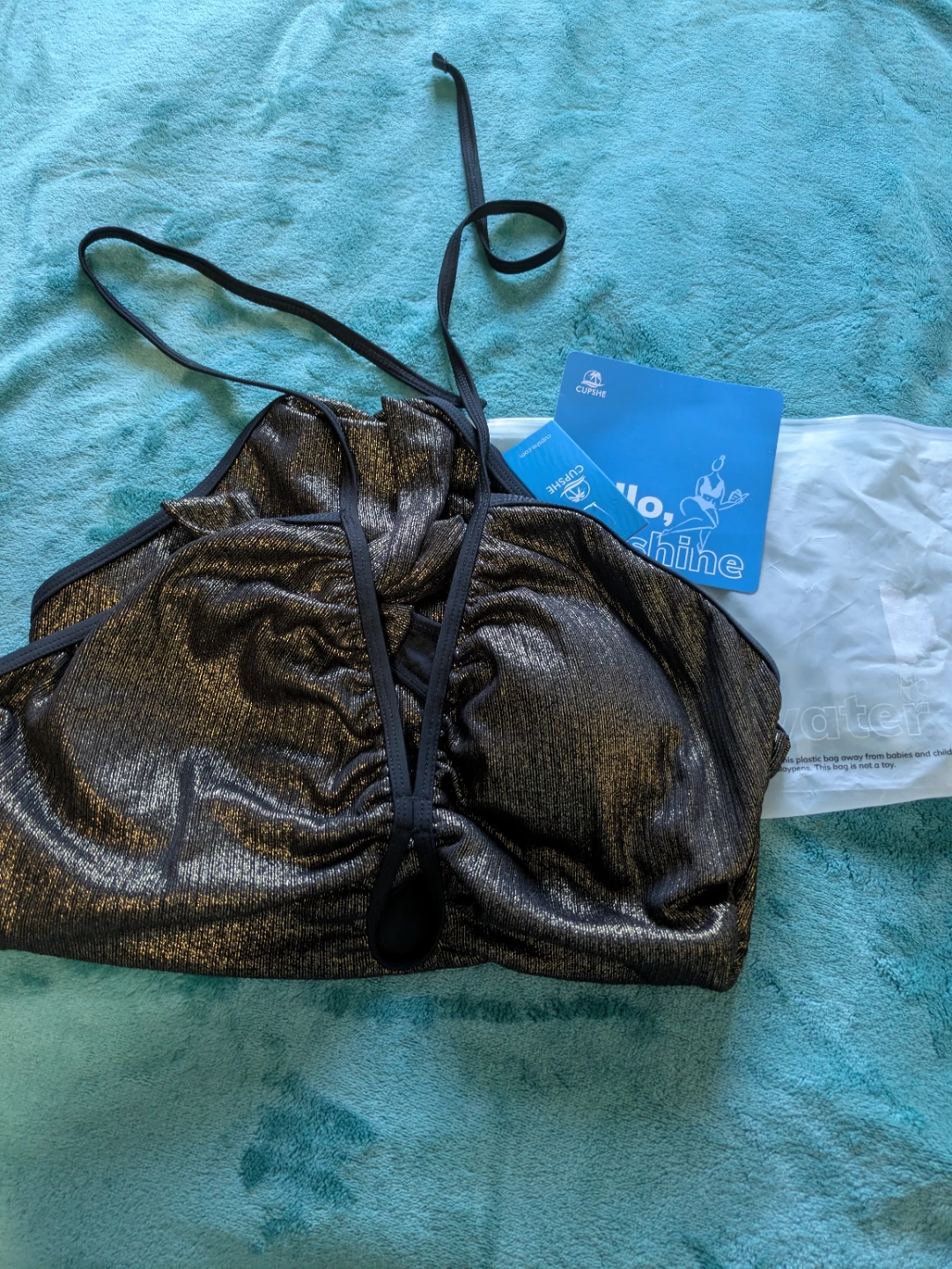 Cupshe Metallic One-Piece Swimsuit - photo 2