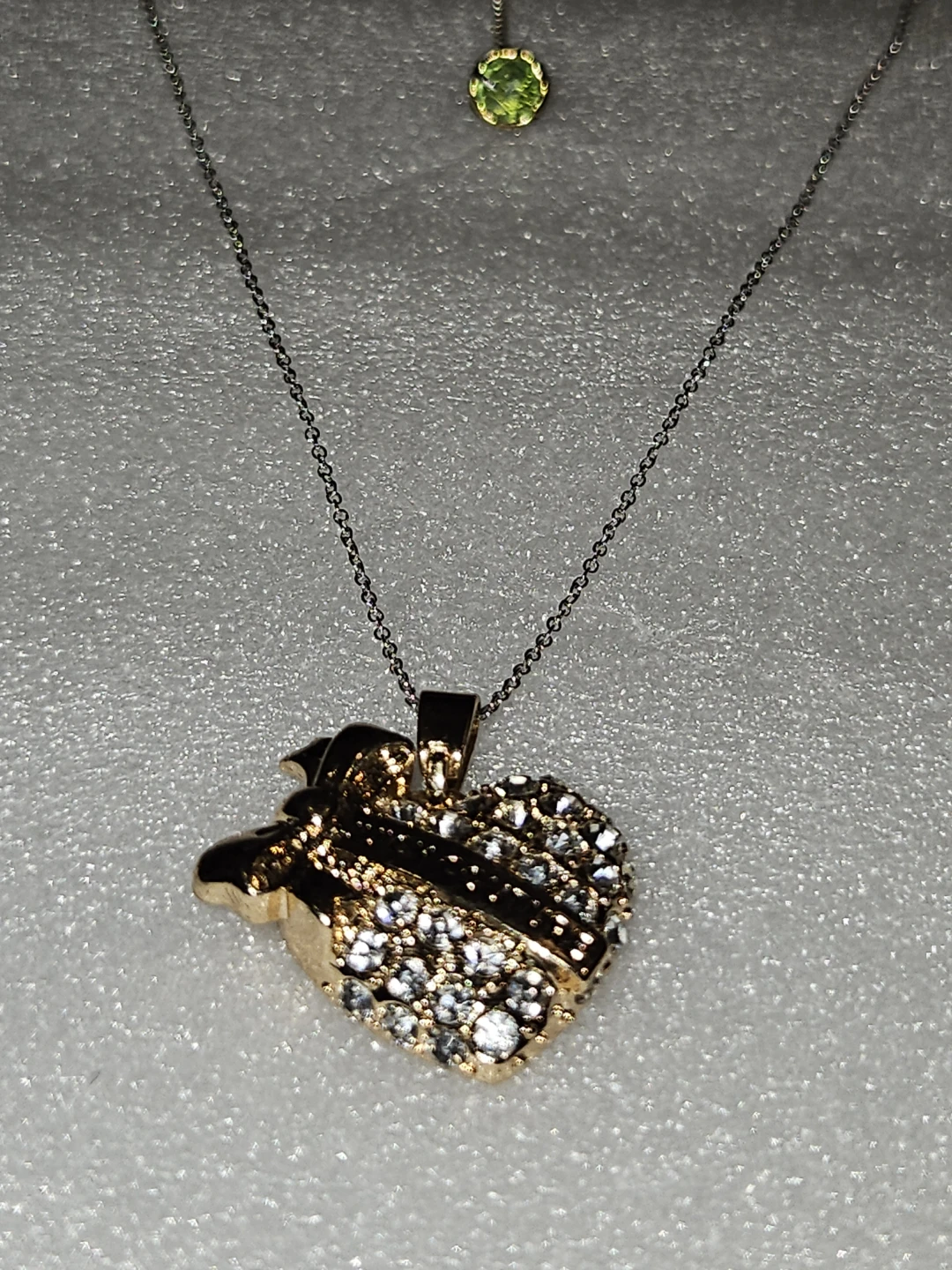S925 Silver Necklace chain with Juicy Couture pendant. - photo 2