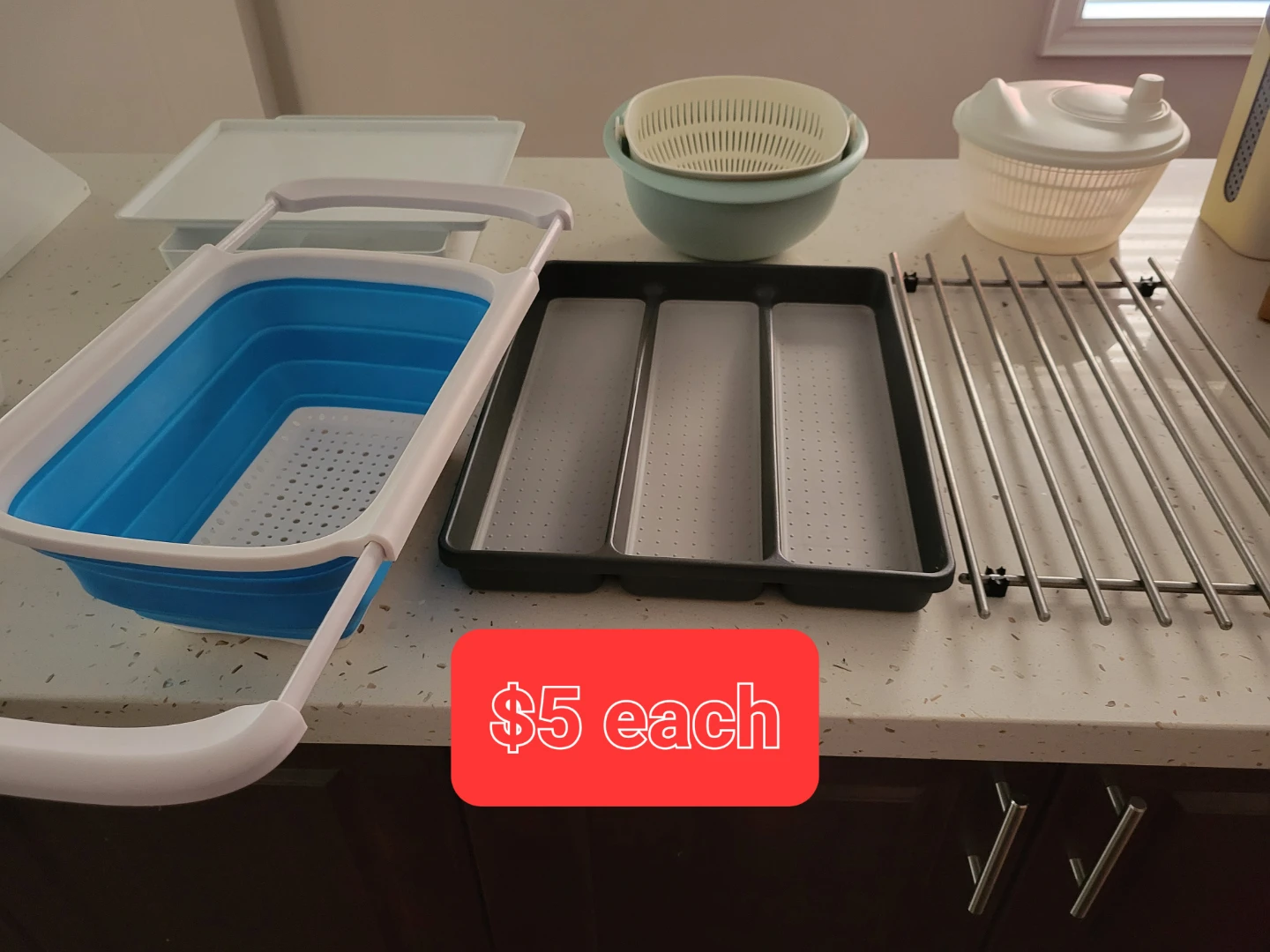 $1-$10 each Kitchen Utensil Organizers and Drying Racks - photo 4