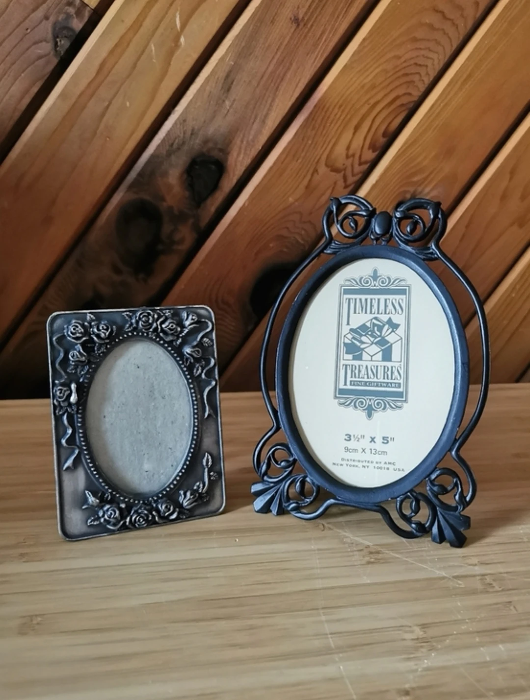 Vintage Ornate Metal Picture Frames Set