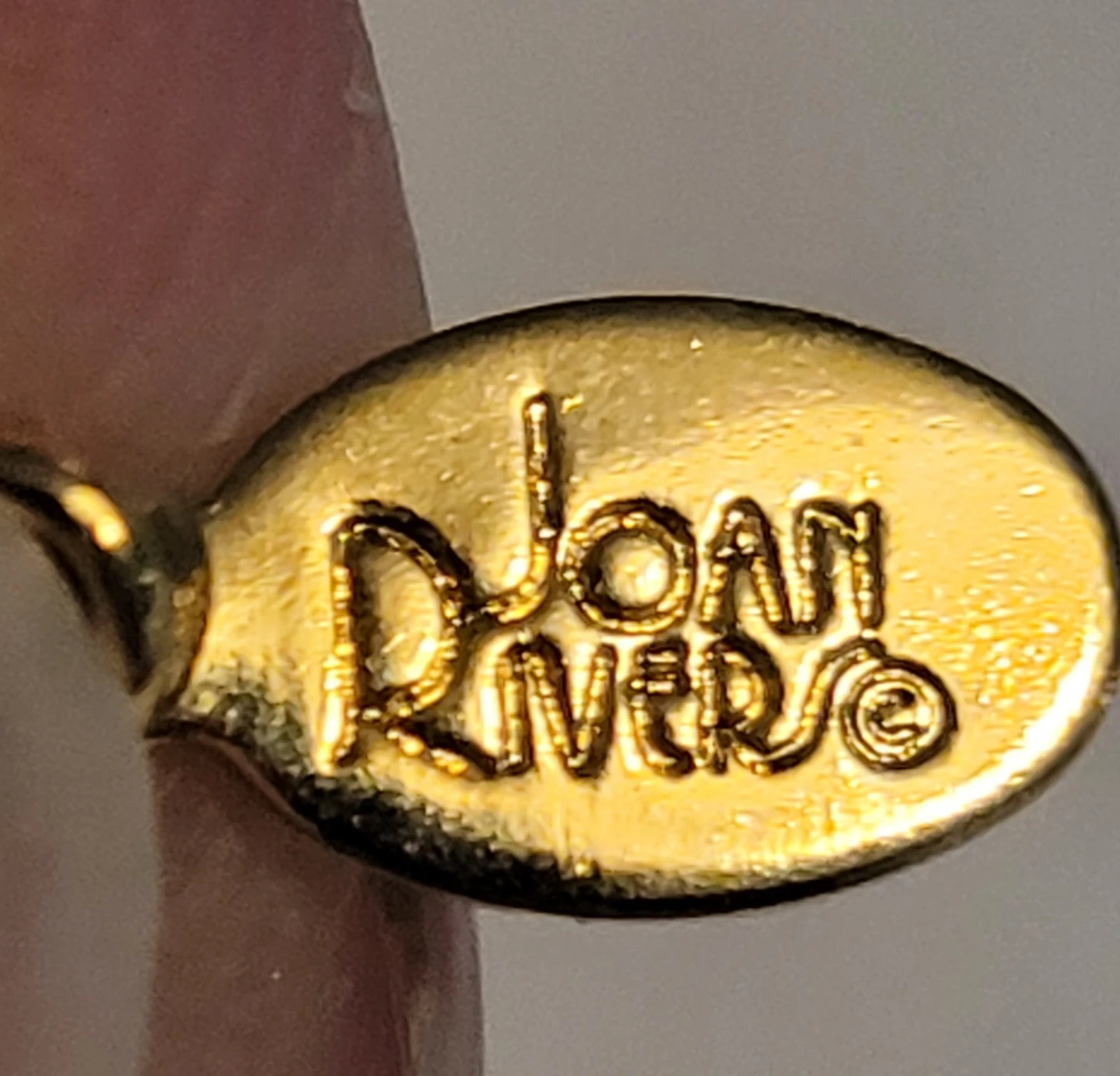 Signed Vintage Joan Rivers Wooden Bead Necklace - photo 3