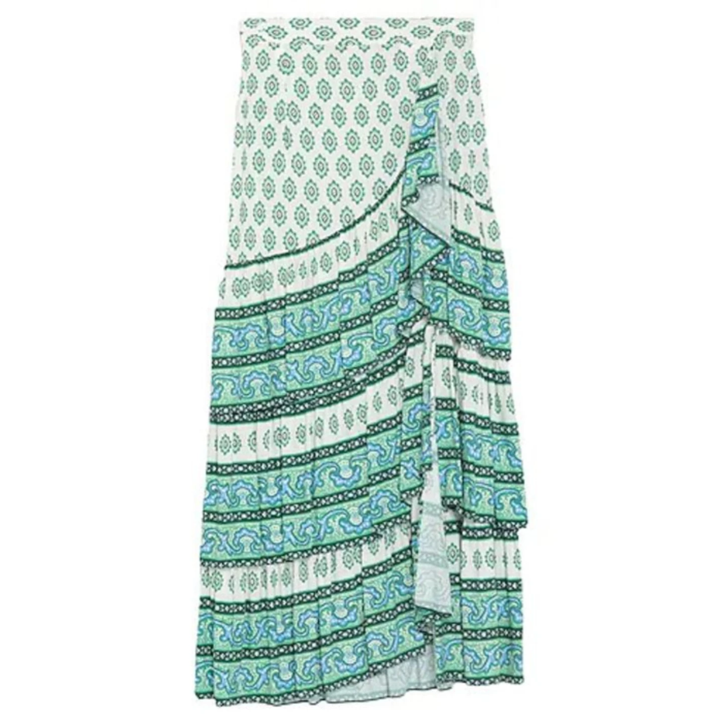 Sandro Naemi Printed Ruffled Skirt - photo 3