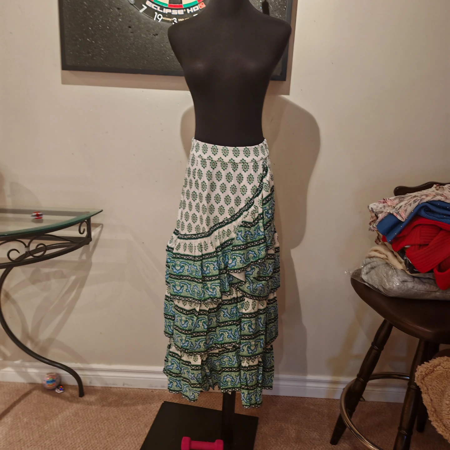 Sandro Naemi Printed Ruffled Skirt - photo 4