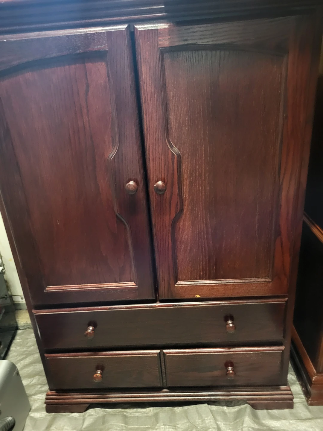 Solid Wood Dresser with Mirror - photo 5