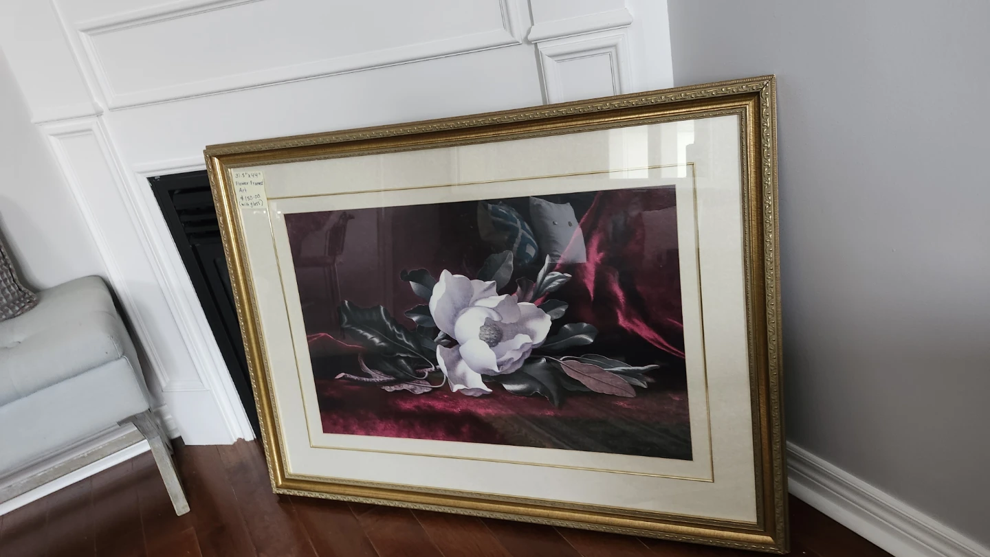 Framed Flower Art Print 31.5" x 44" - photo 2