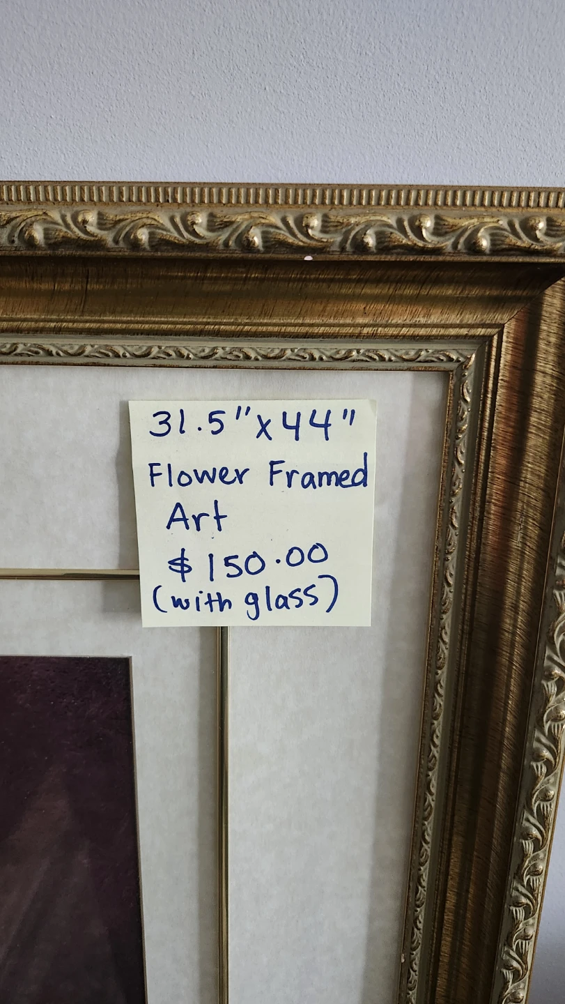 Framed Flower Art Print 31.5" x 44" - photo 3