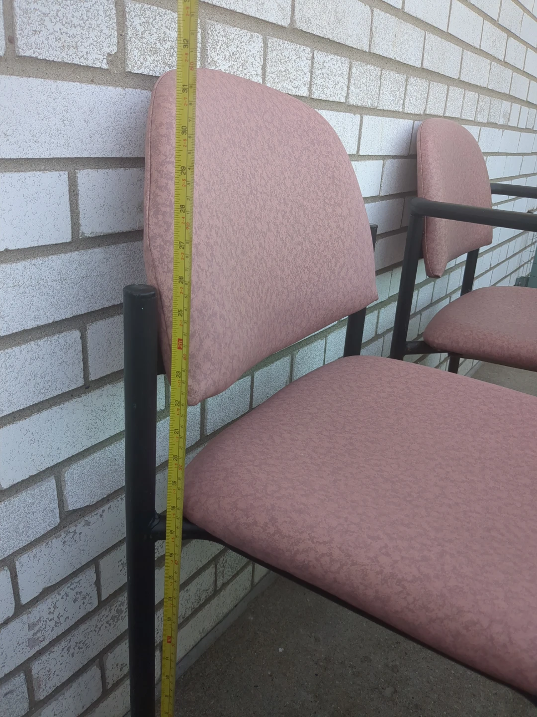 Set of 9 Pink Office Chairs - photo 3