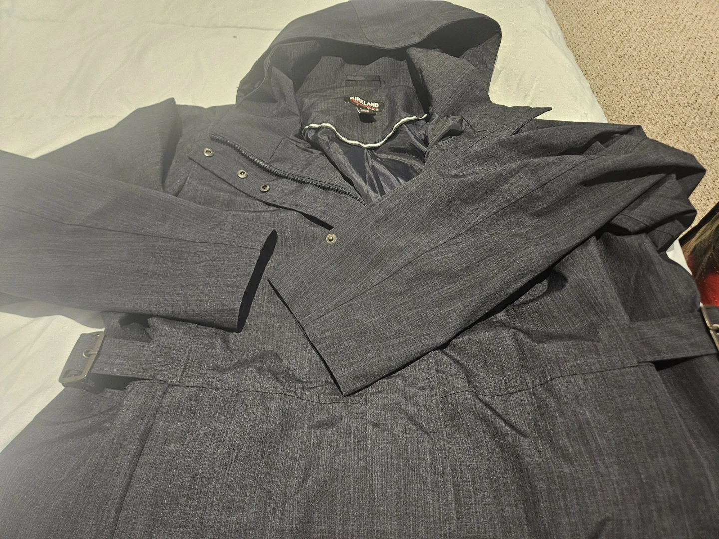 Kirkland Signature Ladies Blue Hooded Jacket - photo 3