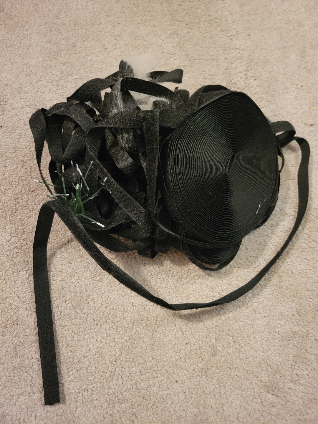 Black Velcro Roll