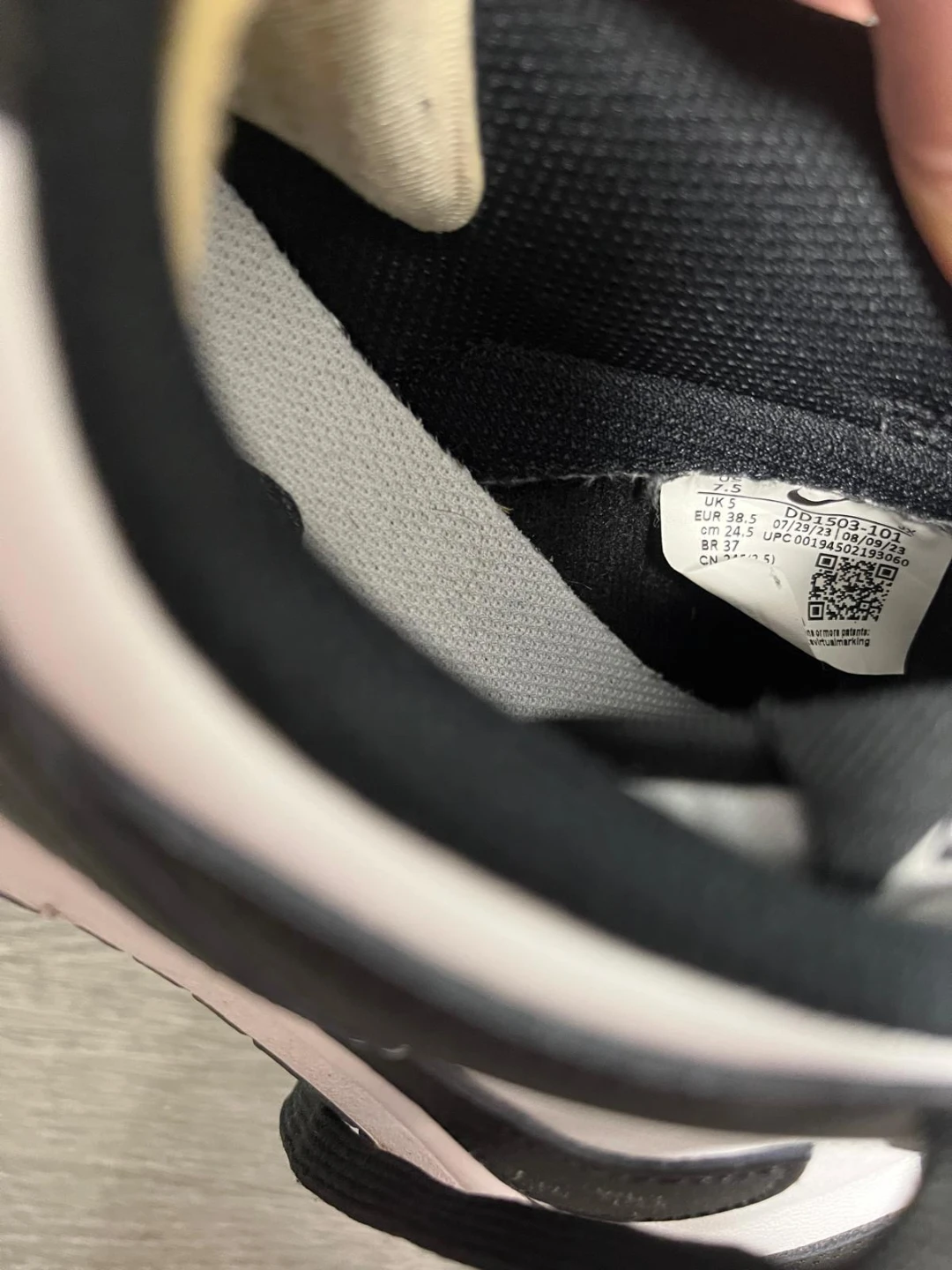 Nike Dunk Low White Black Sneakers - photo 2