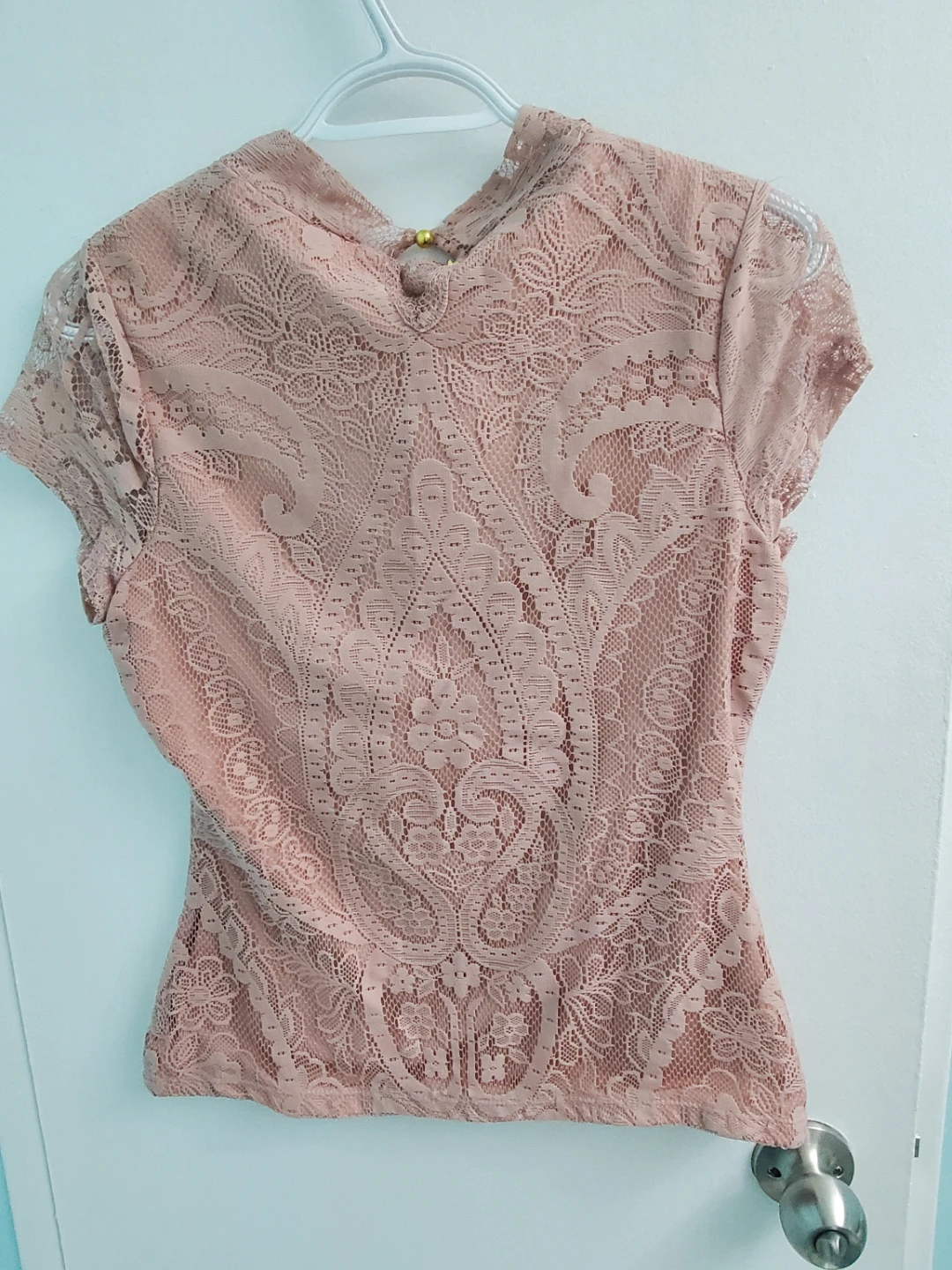 New!! Liberty Love Lace Blouse - Pink - Size S/M - photo 3