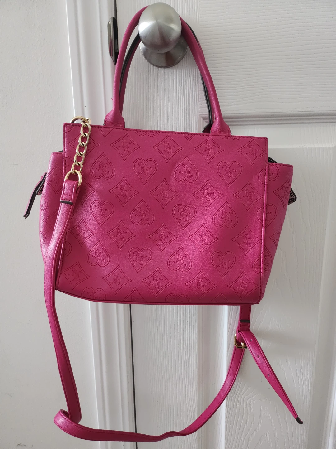 Juicy Couture Pink Handbag with Chain Strap - photo 2