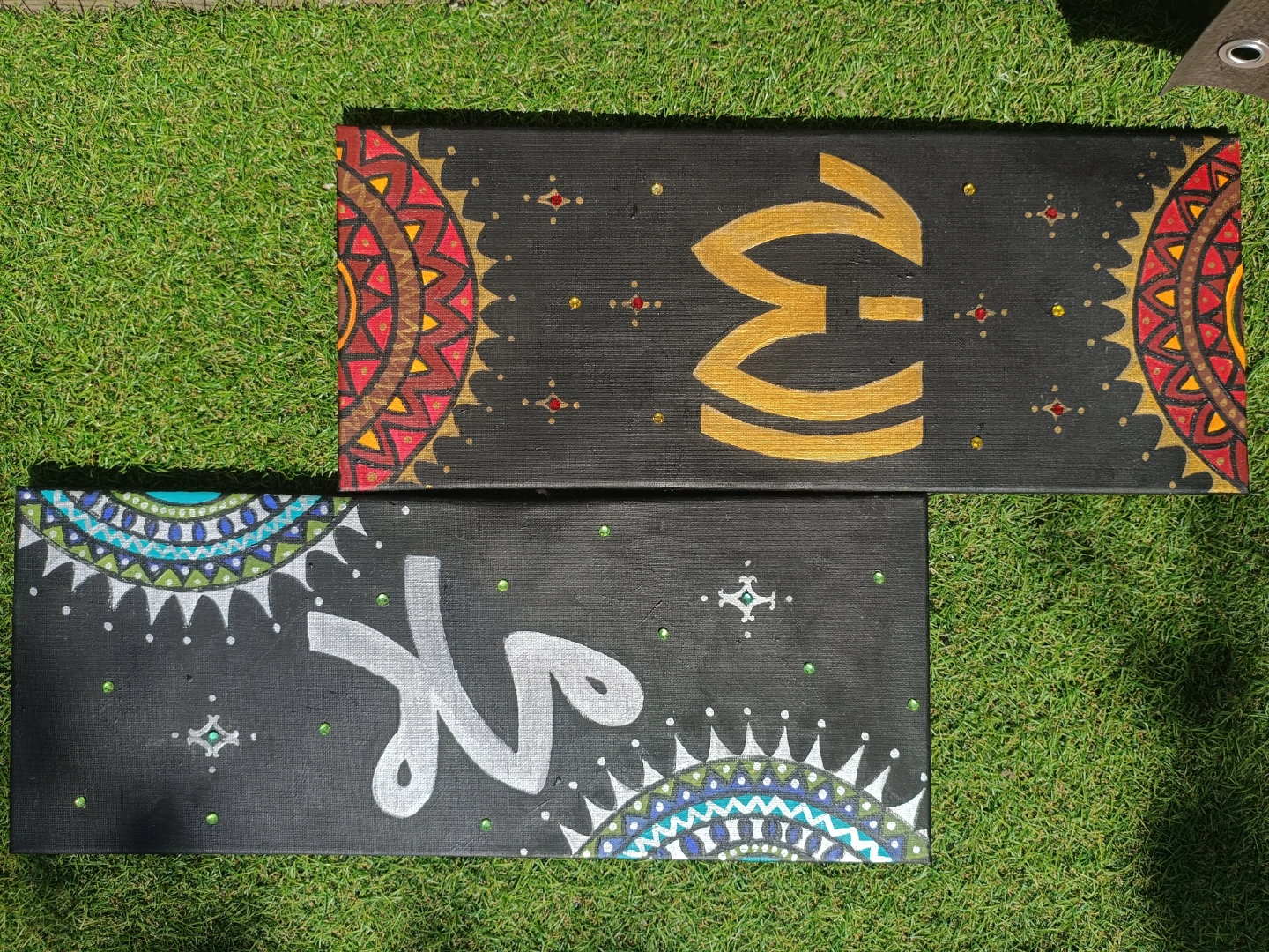 Hand-Painted Islamic Calligraphy Art Set