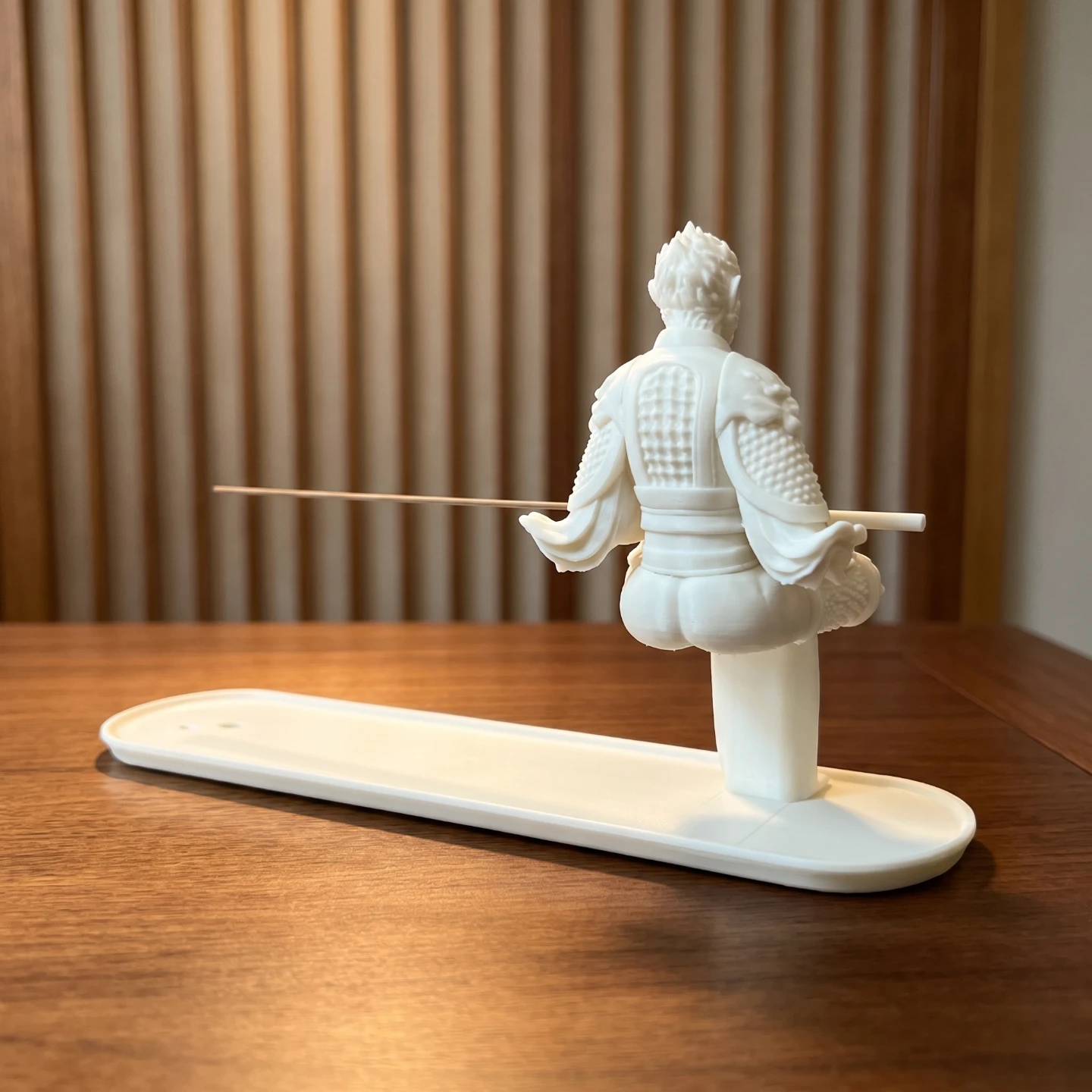BNIB White Monkey King Incense Holder - photo 3
