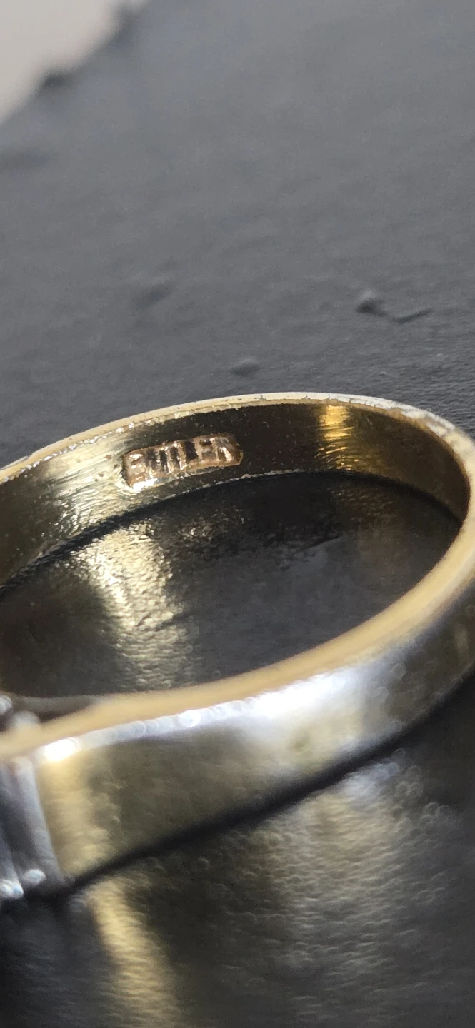 Gold Ring with Rubies and Diamonds - photo 3