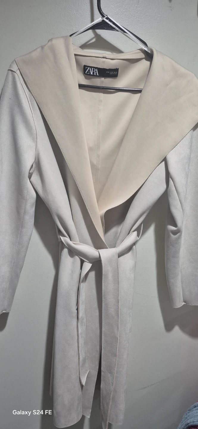 Zara Belted Drape Coat - photo 3