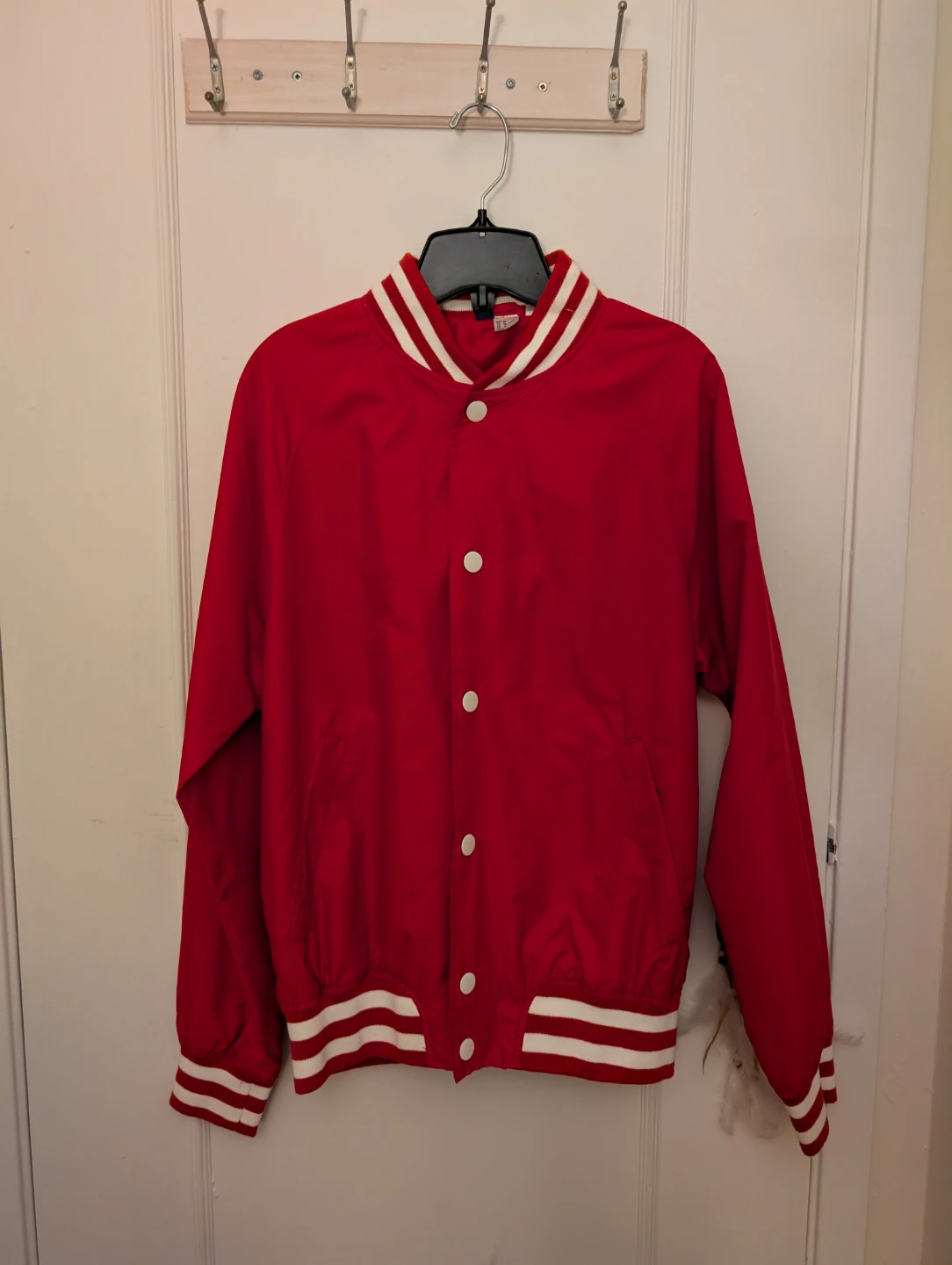 Red Bomber Jacket