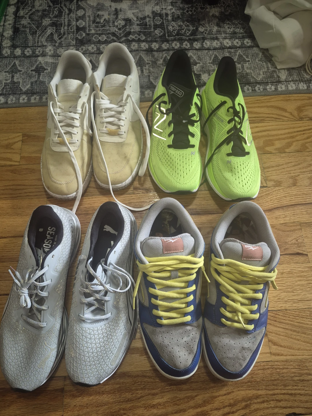 Bundle of 4 Pairs of  sneakers