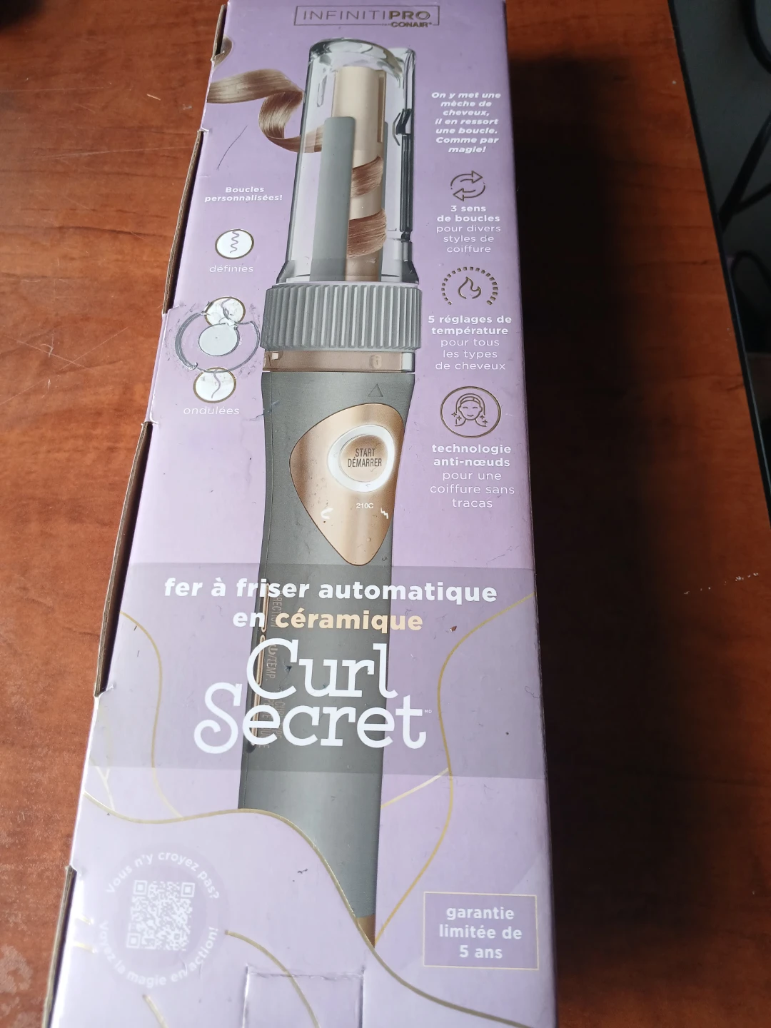 Conair InfinitiPro Curl Secret Ceramic Auto Curler - photo 2