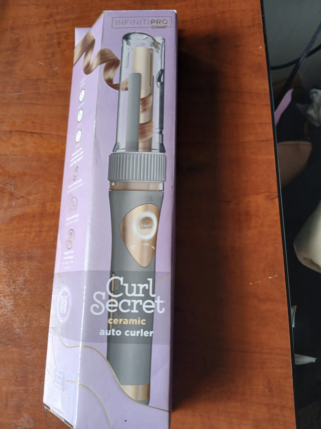 Conair InfinitiPro Curl Secret Ceramic Auto Curler - photo 3