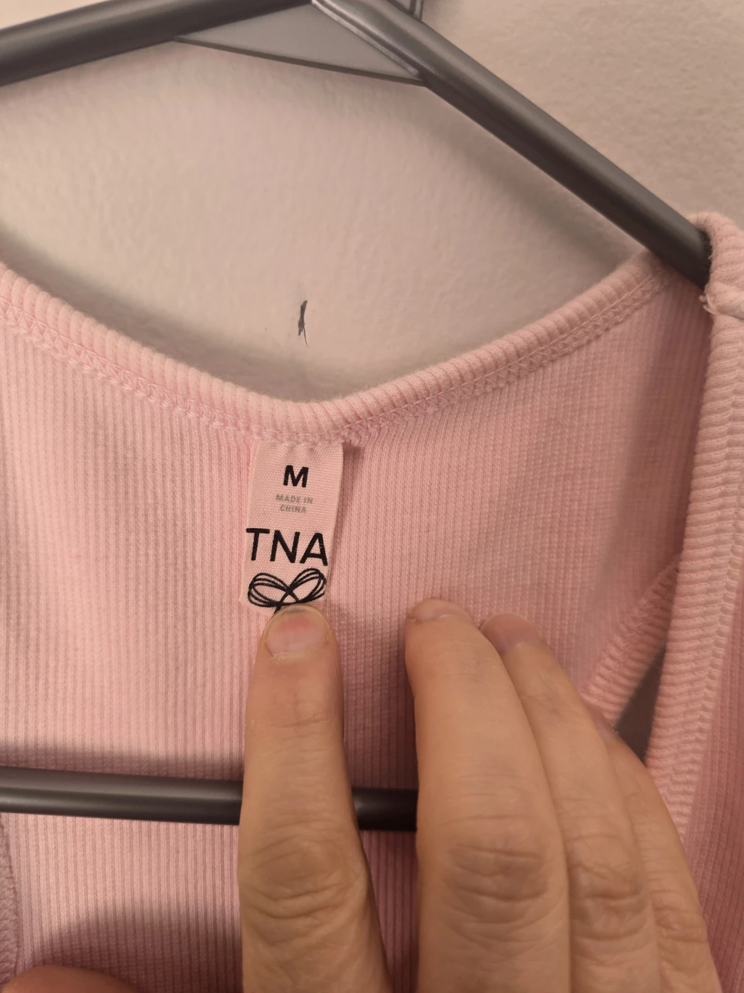 TNA Pink Ribbed Tank Top - photo 3