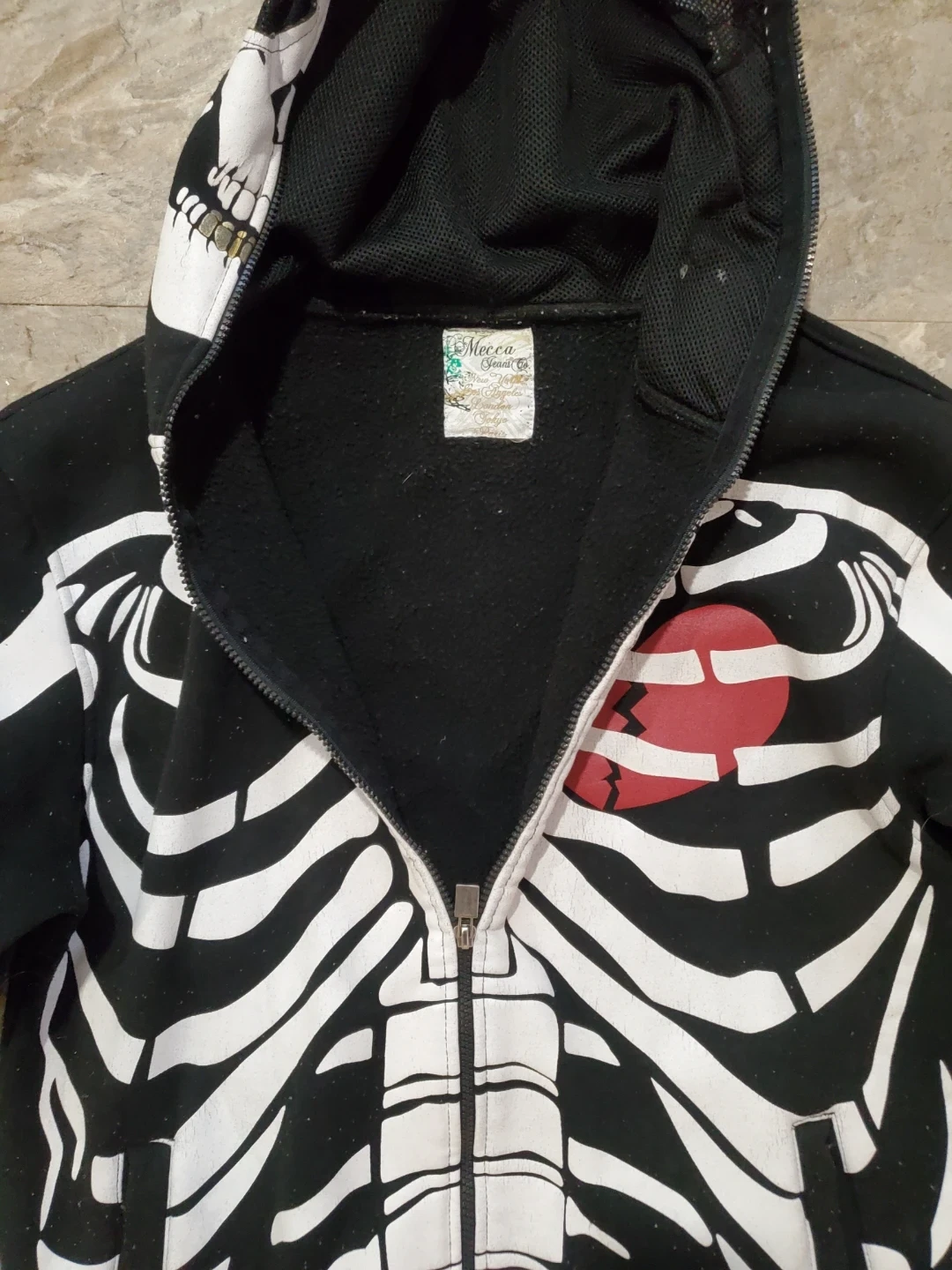 Mecca Jeans Co. Skeleton Zip-Up Hoodie - photo 2