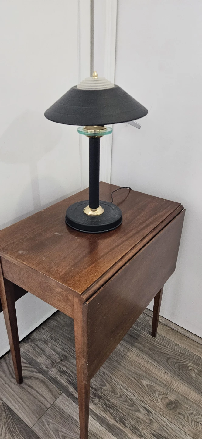 Desk Lamp with Black Shade