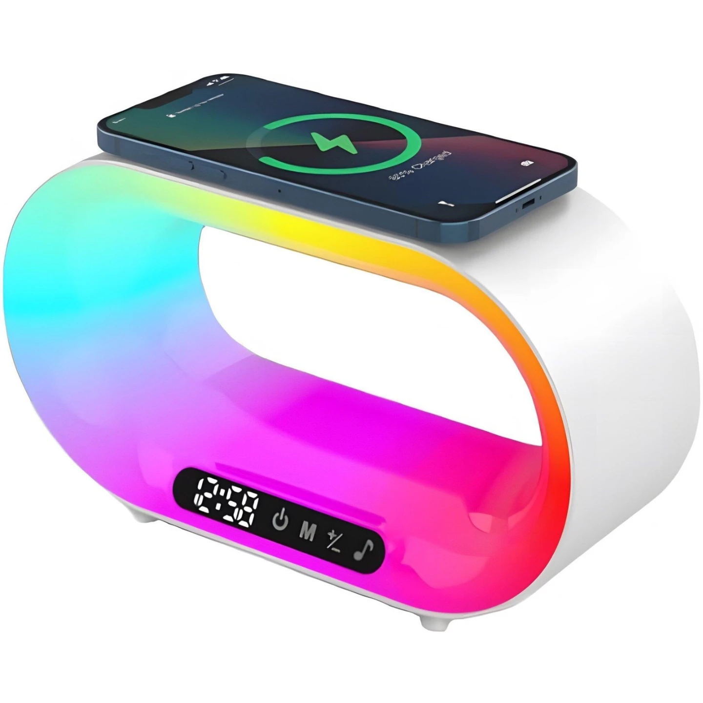 Sunrise Alarm Clock with Wireless Charger