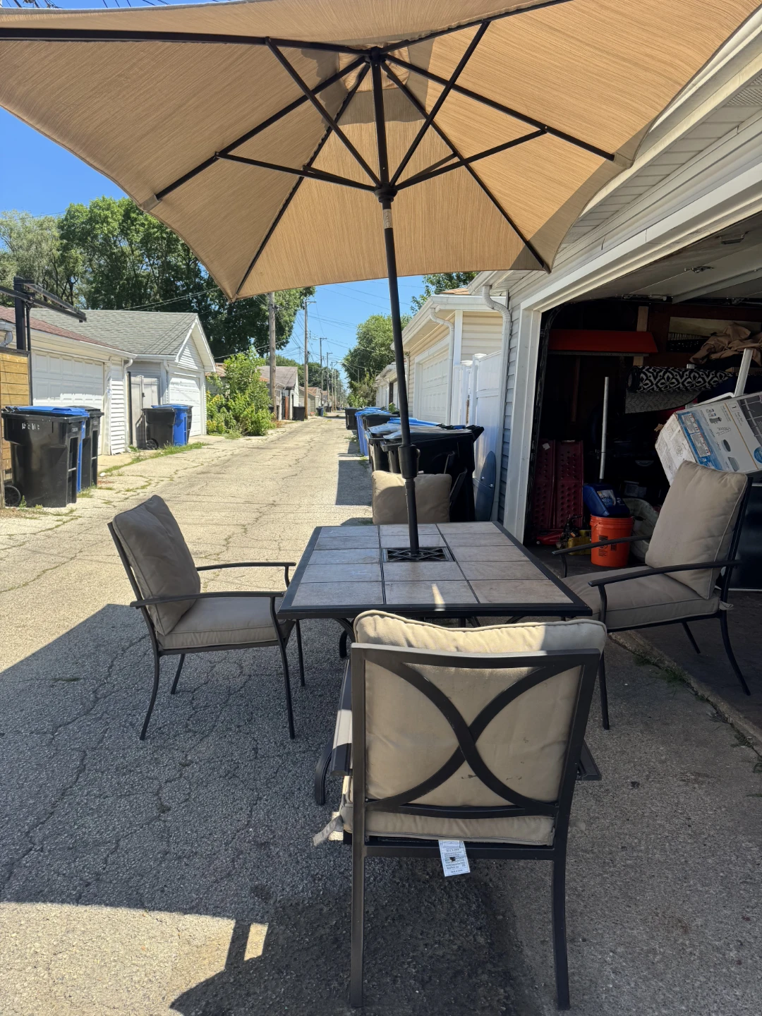 Patio Dining Set with Table and Chairs - photo 5
