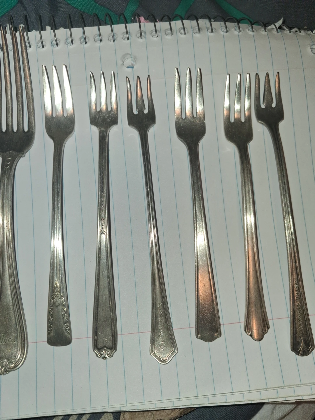 Set of 7 Silver-Plated Forks - photo 2