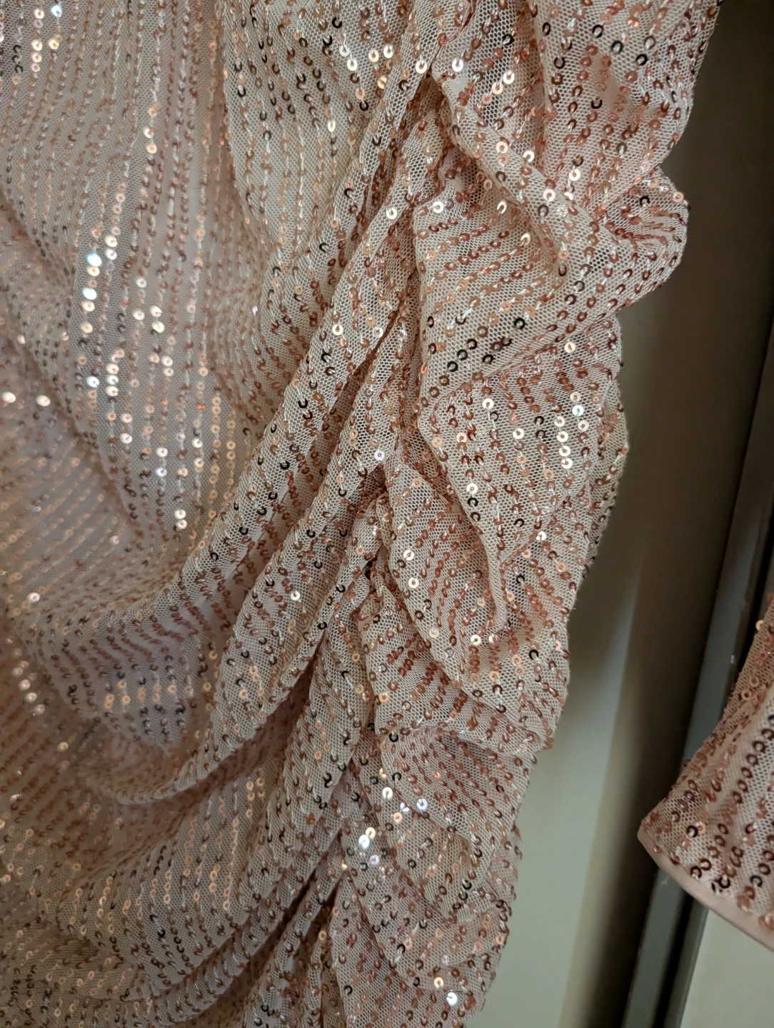 Champagne sequin dress - photo 2