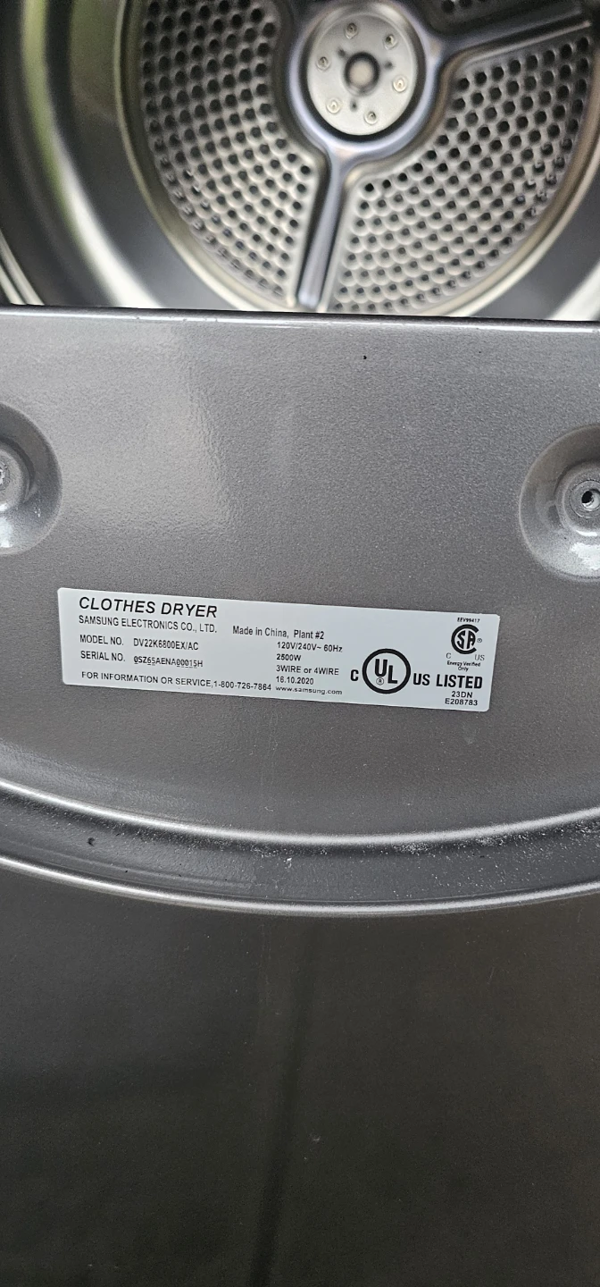 Samsung Clothes Dryer DV23295AEU/A1 - photo 3