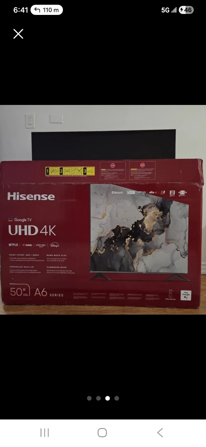 Hisense 50" UHD 4K Google TV