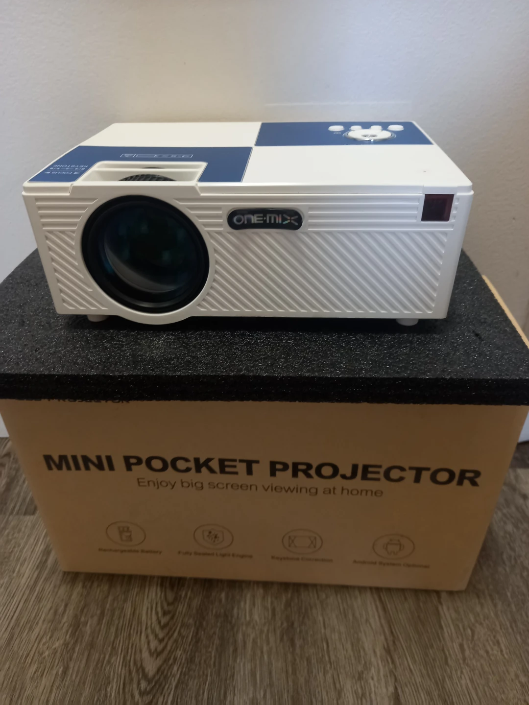 ONE-MIX Mini Pocket Projector