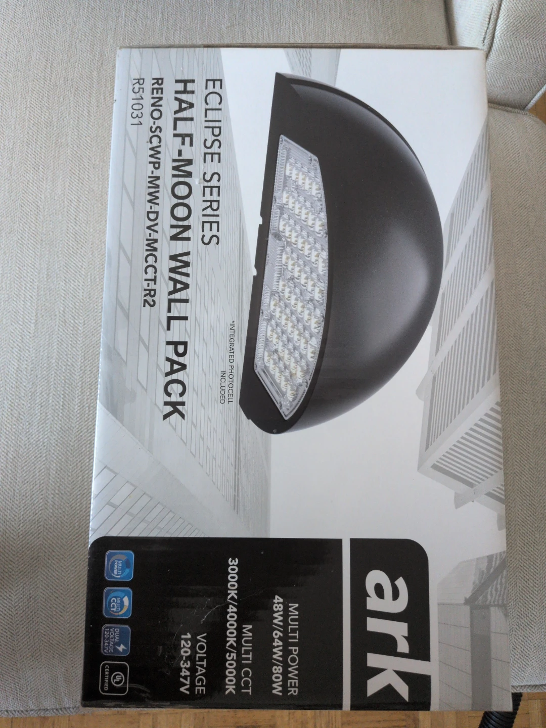 Reno Lighting Eclipse Series Half-Moon Wall Pack