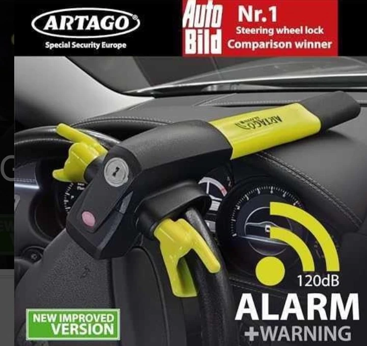 Artago Alarm Steering Wheel Lock - photo 3