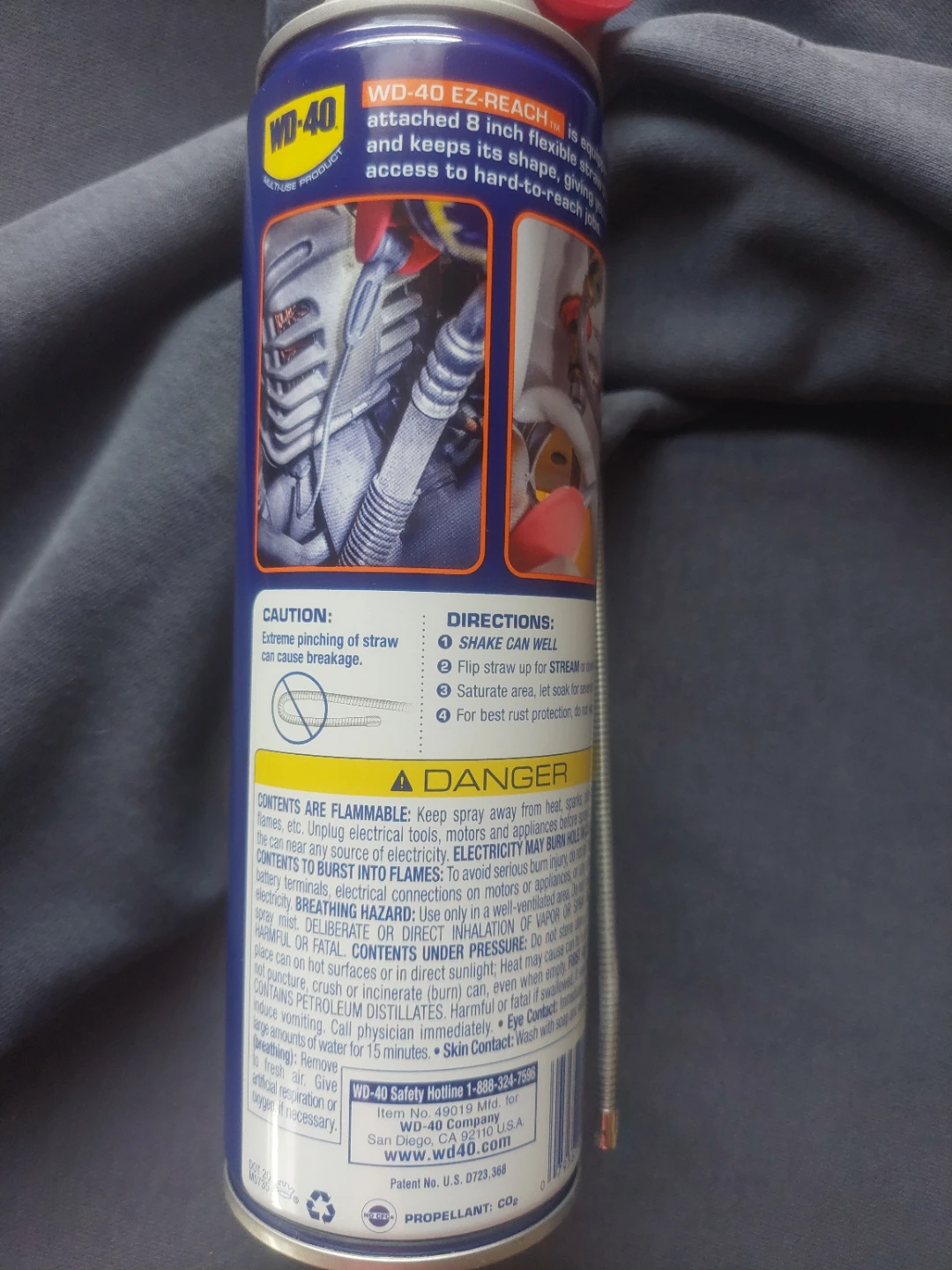WD-40 EZ-REACH Multi-Use Product 14.4 oz - At least 3/4 full - photo 3