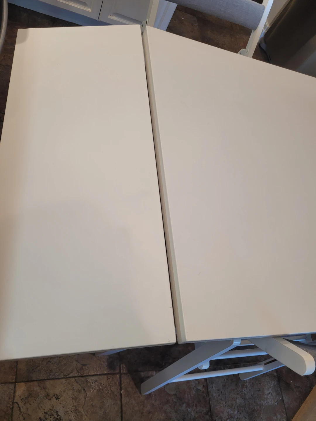 Ikea drop-down table with 2 chairs - photo 5