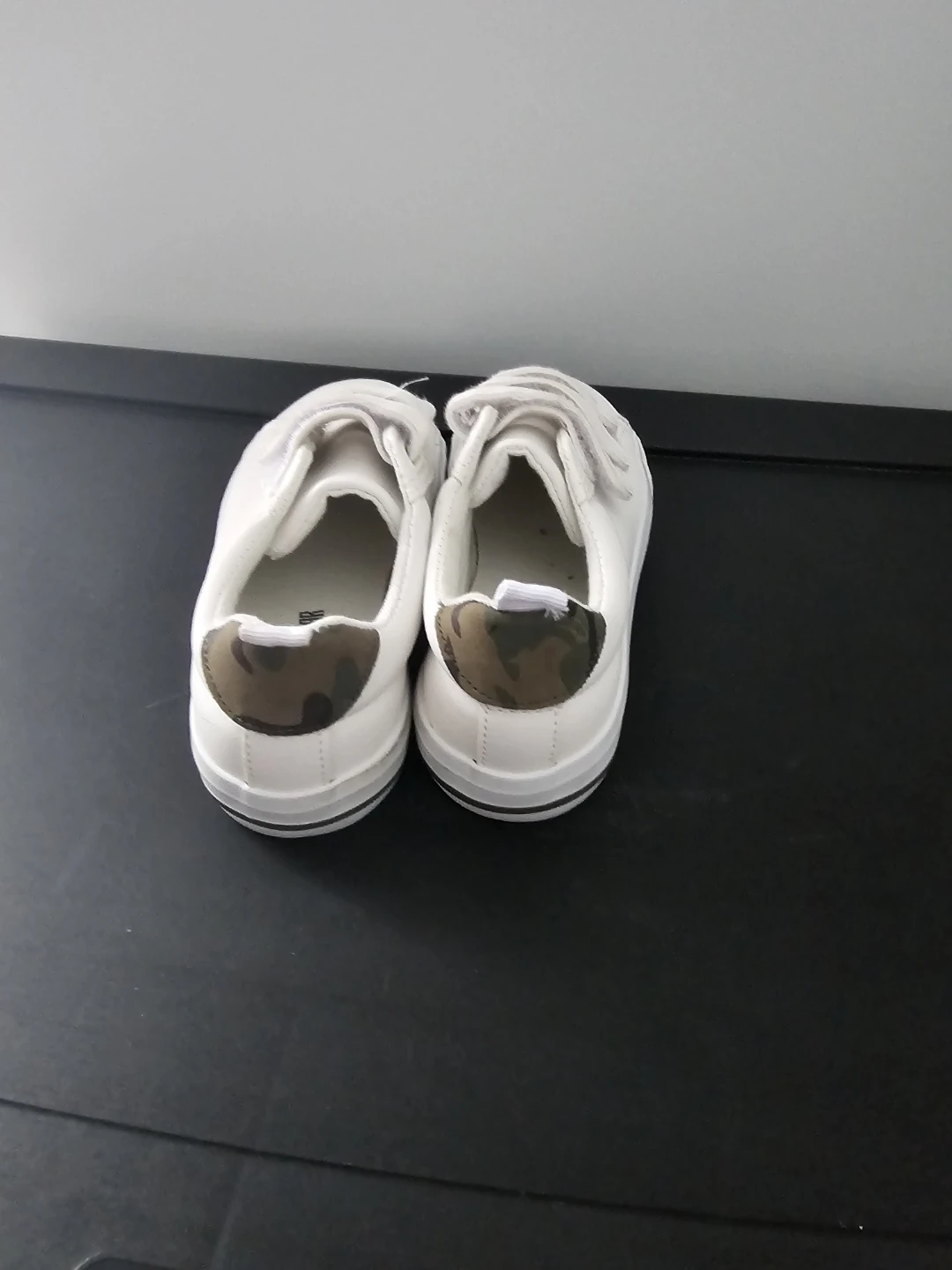White Velcro Sneakers - Size 11. New never worn - photo 3