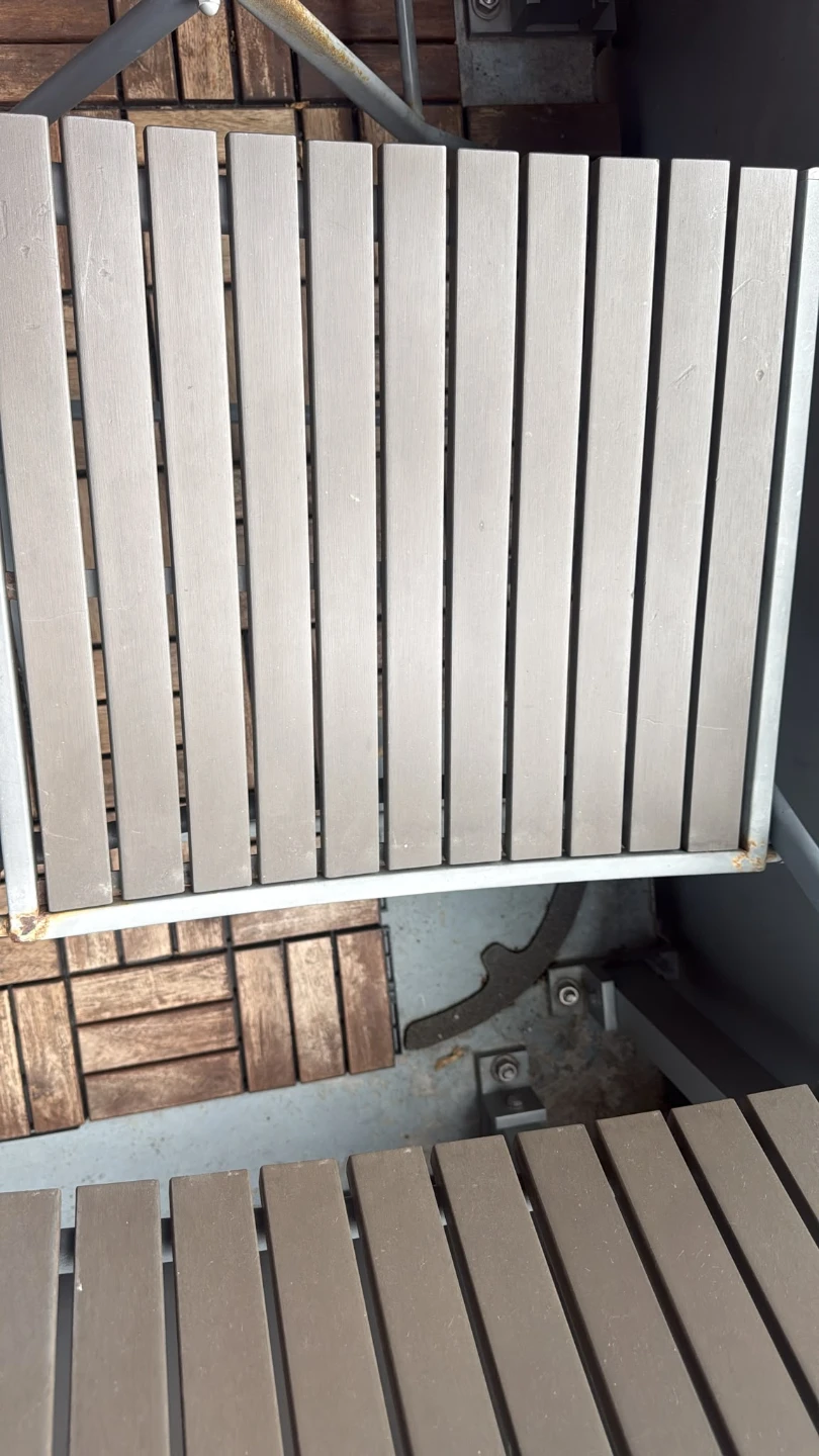 Folding Patio Table and Chairs Set - photo 4