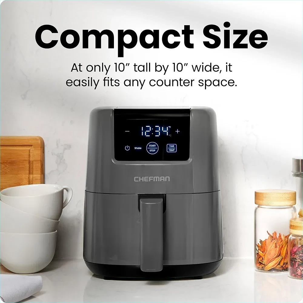 Chefman 2 Qt Mini Air Fryer - Grey - photo 3