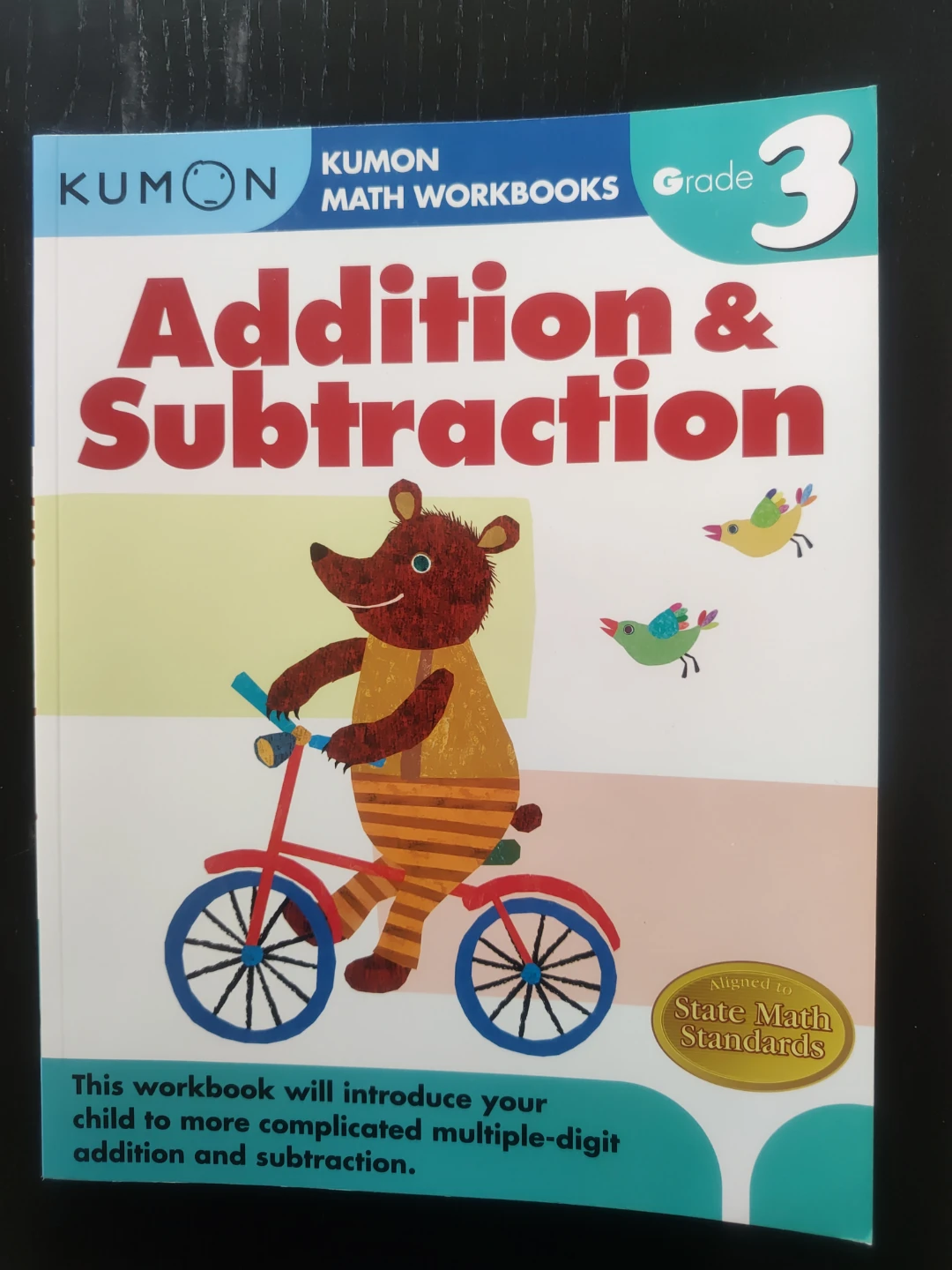 Kumon Grade 3 Addition & Subtraction Math Workbook